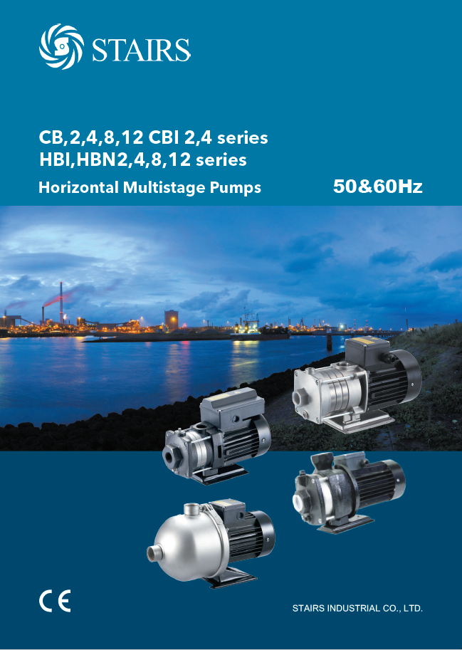 BOMBAS CENTRIFUGAS MULTICELULARES HORIZONTAIS