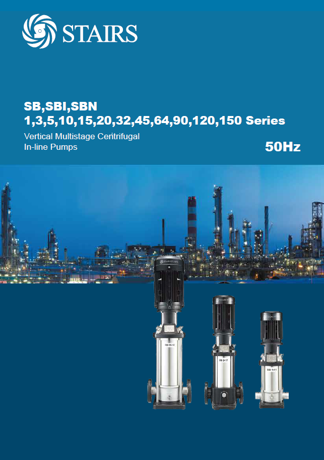 BOMBAS CENTRIFUGAS MULTICELULARES VERTICAIS